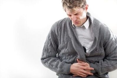 lower abdominal pain in a person with prostatitis